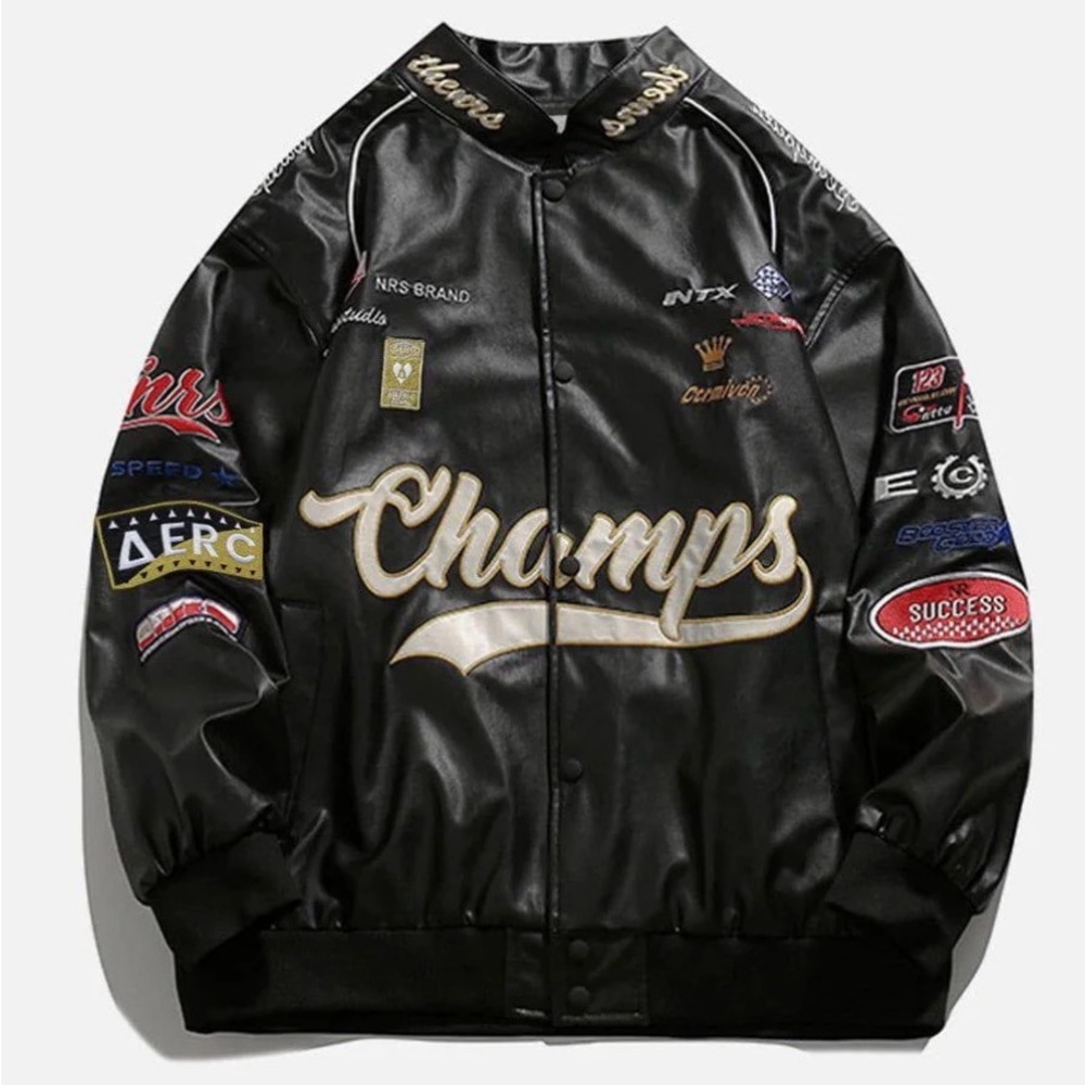 AELFRIC EDEN RACING LEATHER JACKET